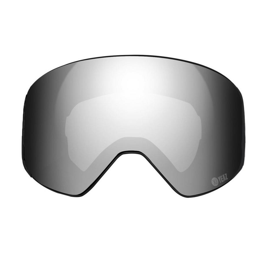 YEAZ  APEX Masque de ski/snowboard avec écran aimanté argenté/gris 