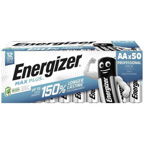 Energizer  Max plus Mignon (AA) 50 pièces 