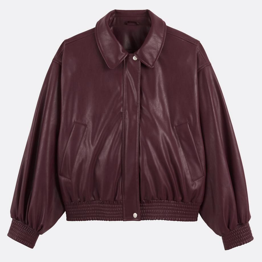 La Redoute Collections Blouson Court en Simili Cuir  