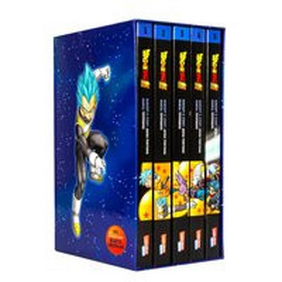 Carlsen Verlag  Dragon Ball Super Bände 1-5 im Sammelschuber mit Extra 