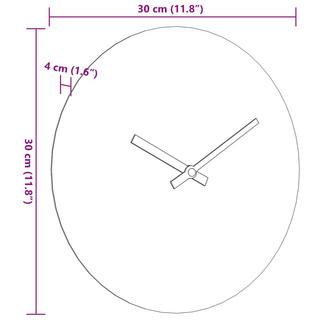 VidaXL orologio da parete Legno multistrato  