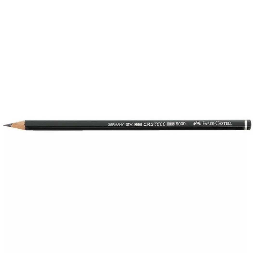 FABER-CASTELL Bleistift CASTELL 9000, Härtegrad: 4H