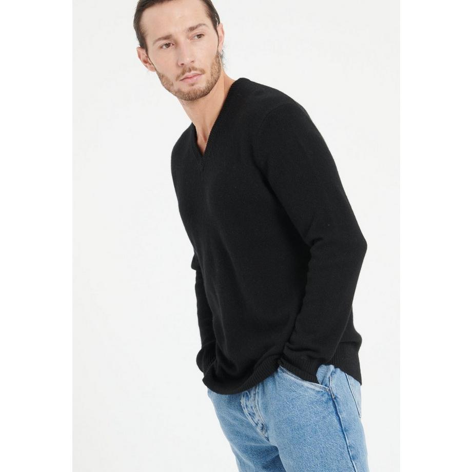 Studio Cashmere8 LUKE 13 Pull Col V 4 Fils  