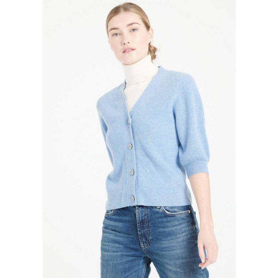 Studio Cashmere8 MIA 13 V-Ausschnitt Kurzarm Cardigan  