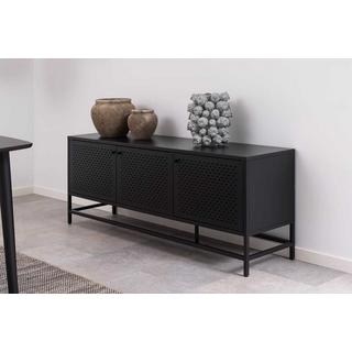 mutoni Sideboard Langholm métal noir 160  