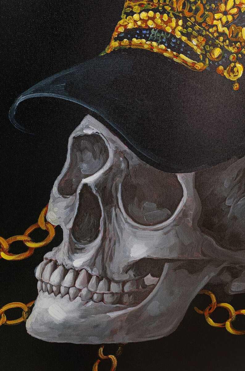 KARE Design Quadro su tela Skull Gang 90x120  