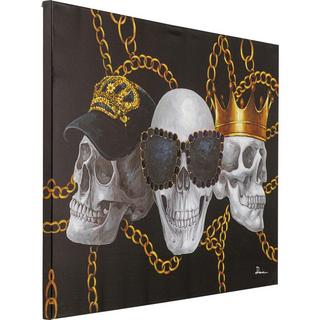 KARE Design Quadro su tela Skull Gang 90x120  