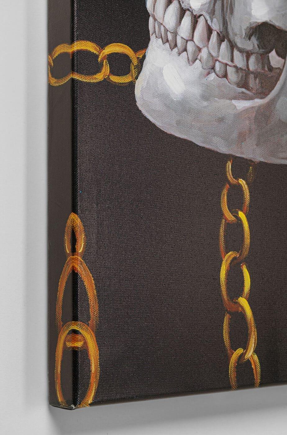 KARE Design Quadro su tela Skull Gang 90x120  