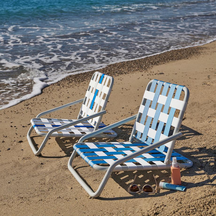 La Redoute Intérieurs Niedriger Strandstuhl aus Aluminium  