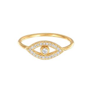 Elli  Ring Evil Eye Zirkonia Kristalle 