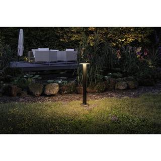 Paulmann P+S Poller Plate IP44 2200K  Beleuchtungssystem Plug & Shine LED-Gartenstrahler LED 7 W Gold Anthrazit  