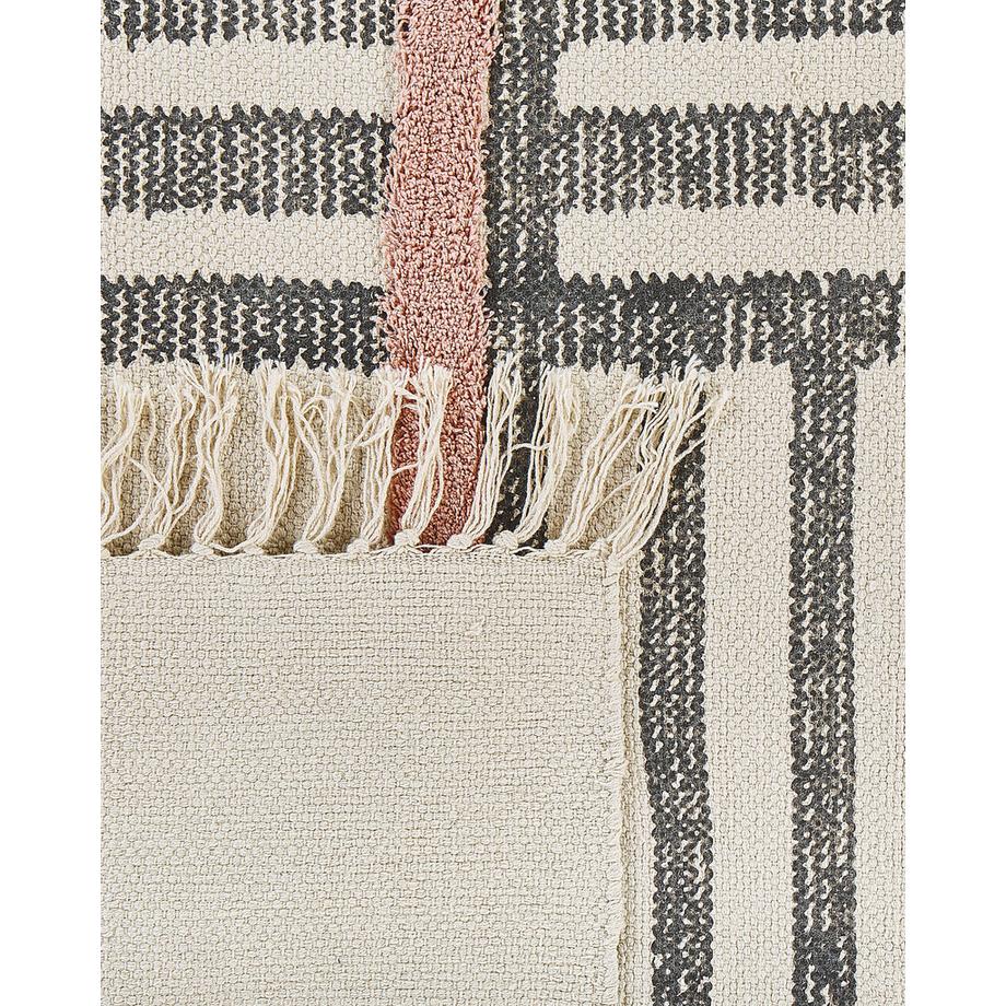 Beliani Tapis en Coton Boho MURADIYE  