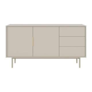 Vente-unique  Buffet avec 2 portes et 3 tiroirs - Beige - DABRIANA 