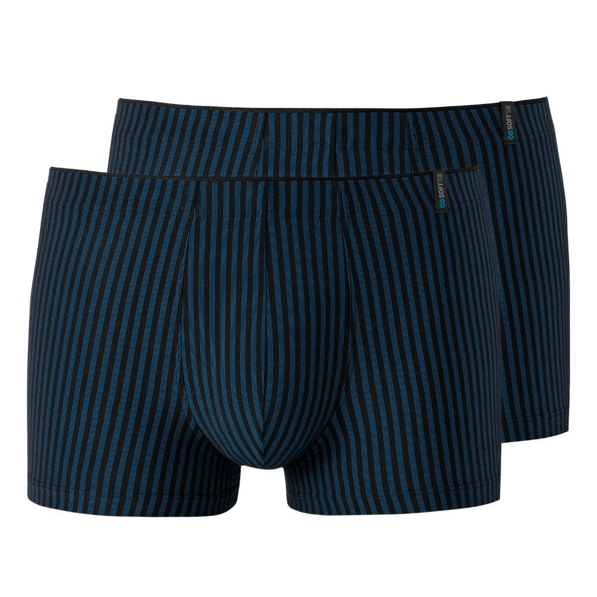 Image of 2er Pack Long Life Soft - Shorts Pants Herren Blau M