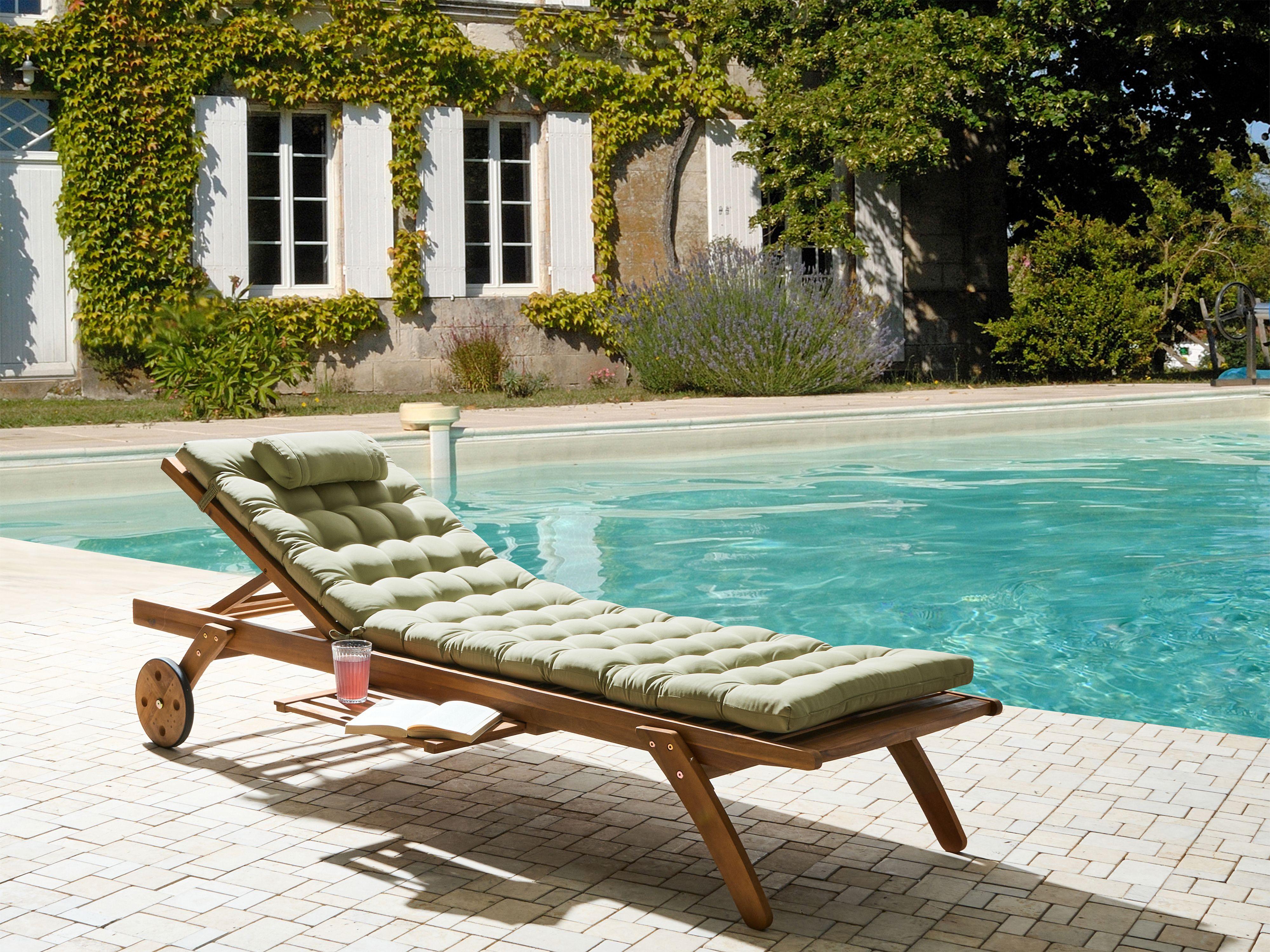 Beliani Coussin de transat extérieur en Polyester Moderne CESANA PREMIUM  