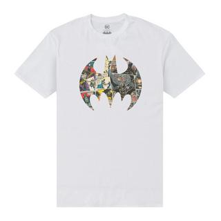 BATMAN Logo Comic T-Shirt Vestibilità Rilassata  