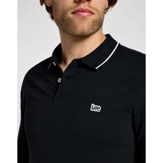 Lee Pique Langarm Poloshirt  