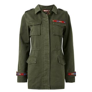 Joe Browns Giacca Khaki Oversize Ricamata  