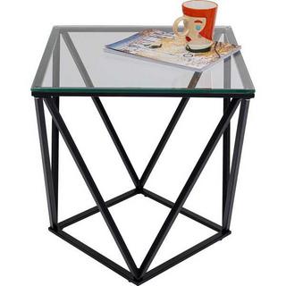 KARE Design Beistelltisch Cristallo Schwarz 50x50  