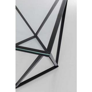 KARE Design Tavolino Cristallo nero 50x50  