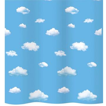 Tenda da doccia tessile Clouds