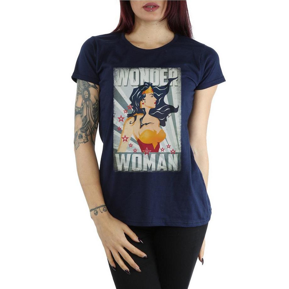 DC COMICS Wonder Woman T-Shirt Stampata  