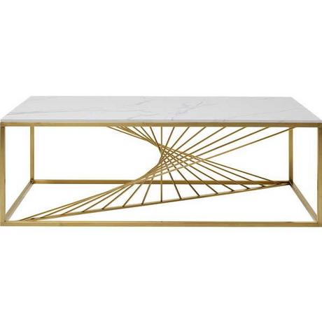 KARE Design Couchtisch Art Marble Glass 140x70cm  