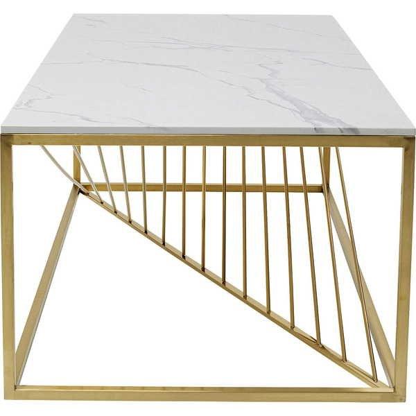 KARE Design Table basse Art Marbre Verre 140x70cm  