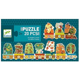Djeco  Puzzle Duo Ich zähle (20Teile) 