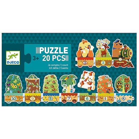 Djeco  Puzzle Duo Ich zähle (20Teile) 