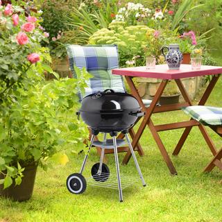 Northix Barbecue con coperchio e ripiano  