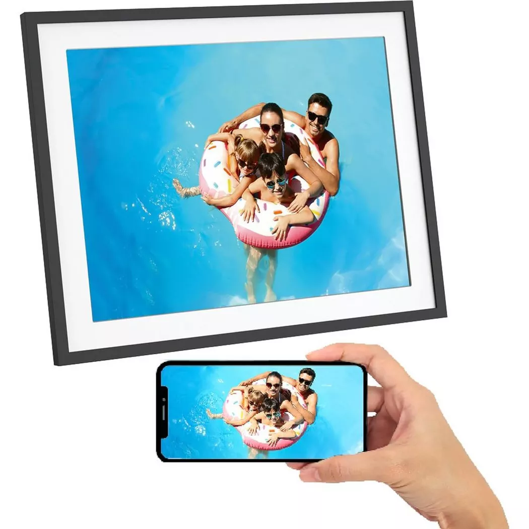 AgfaPhoto Digitaler Bilderrahmen "Realiview APF1700WiFi 17 Schwarz" 1280 x 960 px Pixel