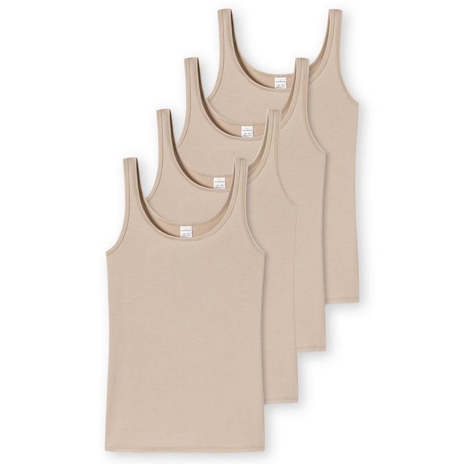 Schiesser Modal Essentials Canotta Confezione da 4  