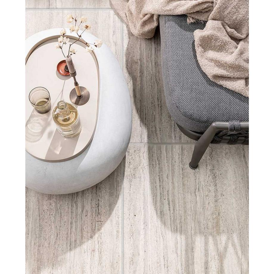 mutoni Couchtisch Pebble weiss 65x49  