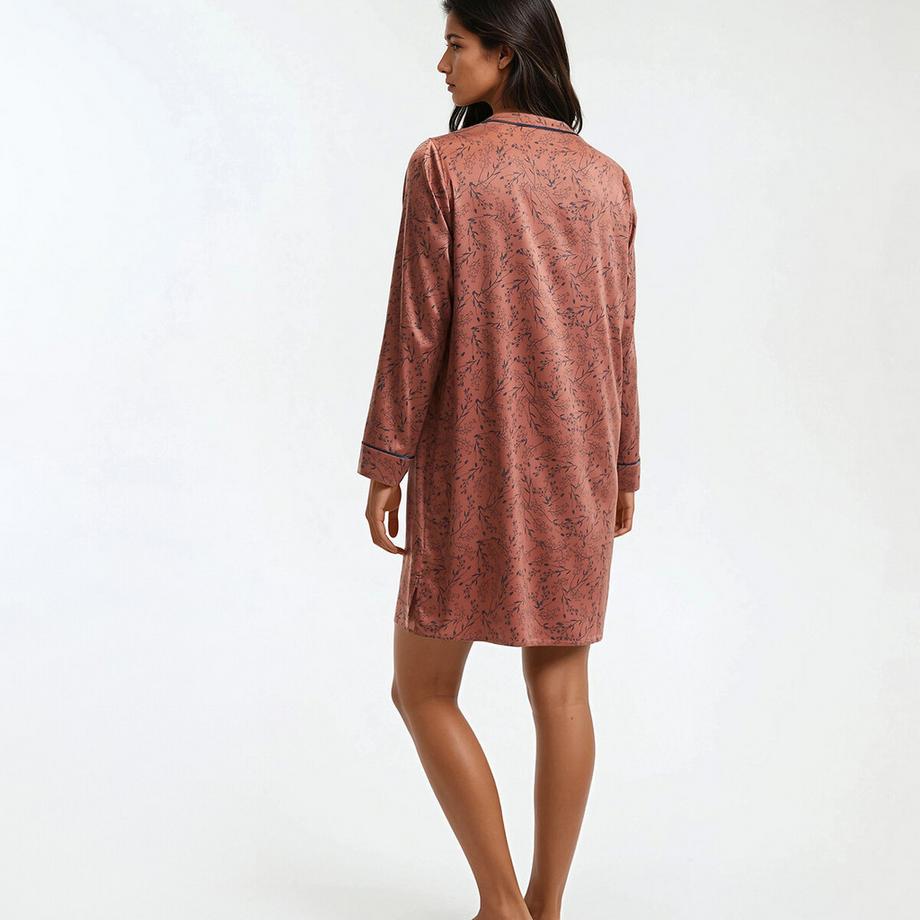 La Redoute Collections Camicia da notte stampata in raso  
