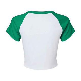 Bella + Canvas Top Corto Maniche Raglan  