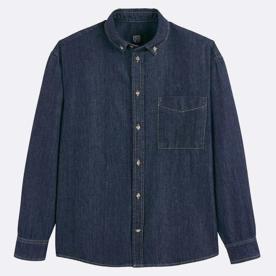 La Redoute Collections Chemise en denim Regular Fit  