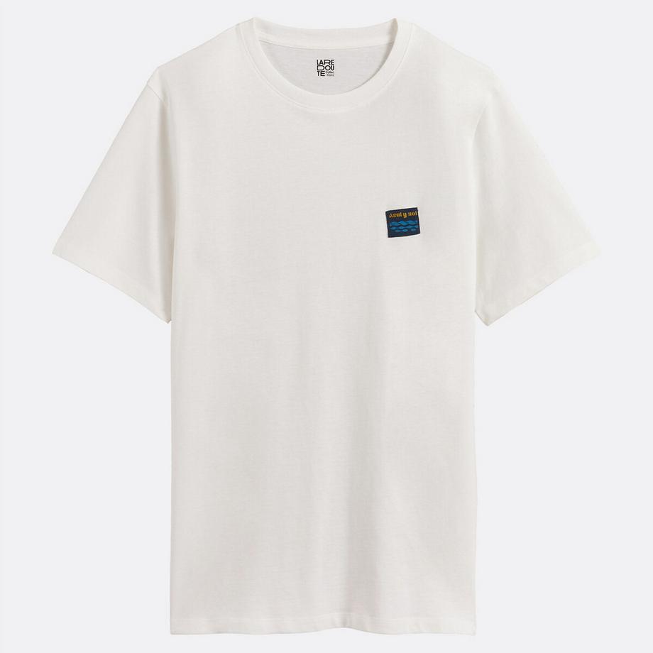 La Redoute Collections T-Shirt Regular Fit con Patch Onde  