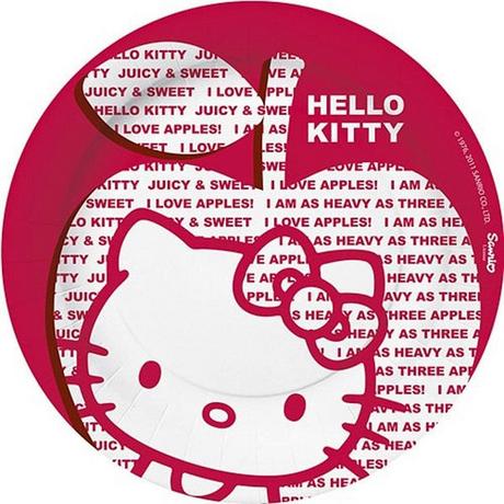 Hello Kitty Apfel WegwerfTeller 10erPack Kunststoff, Karton  
