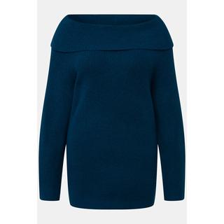 Ulla Popken  Pullover con apertura sulle spalle e maniche lunghe 