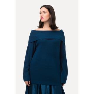 Ulla Popken  Pullover, Schulterausschnitt, Langarm, weicher Feinstrick 