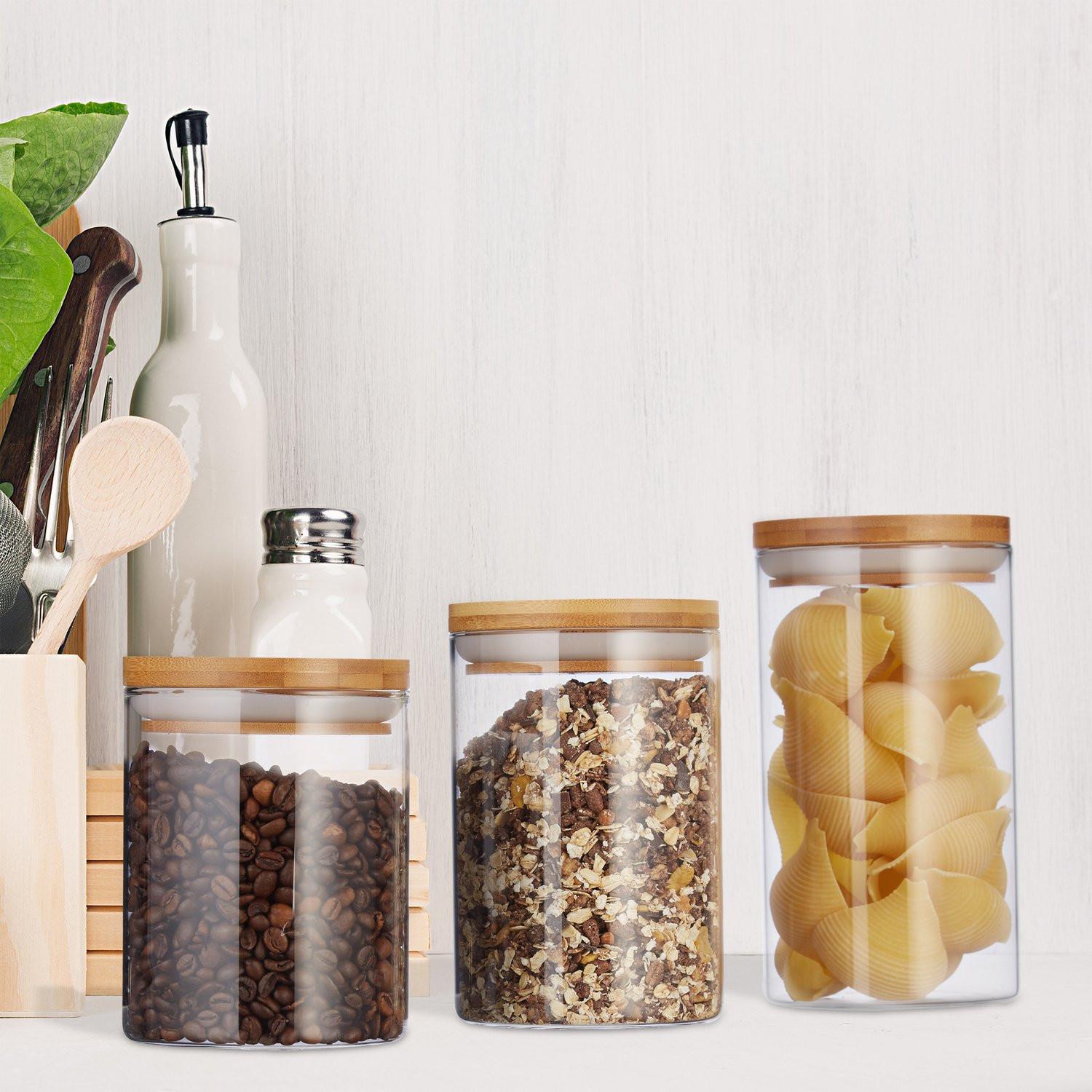 B2X 3 Barattoli portaoggetti di diverse dimensioni  