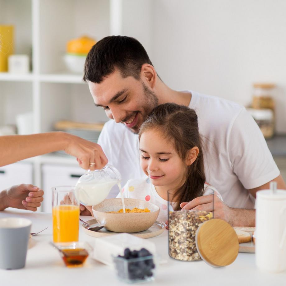 B2X 3 pots de conservation de différentes tailles  