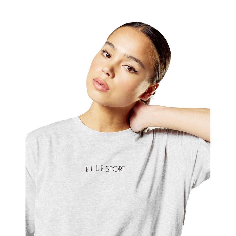 ELLE Boyfriend Locker Geschnittenes T-Shirt  