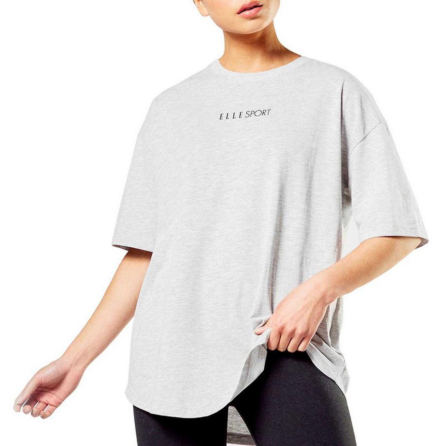 ELLE Boyfriend Locker Geschnittenes T-Shirt  