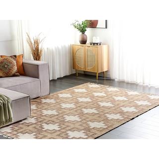 Beliani Tapis en Jute Boho KONURTAY  