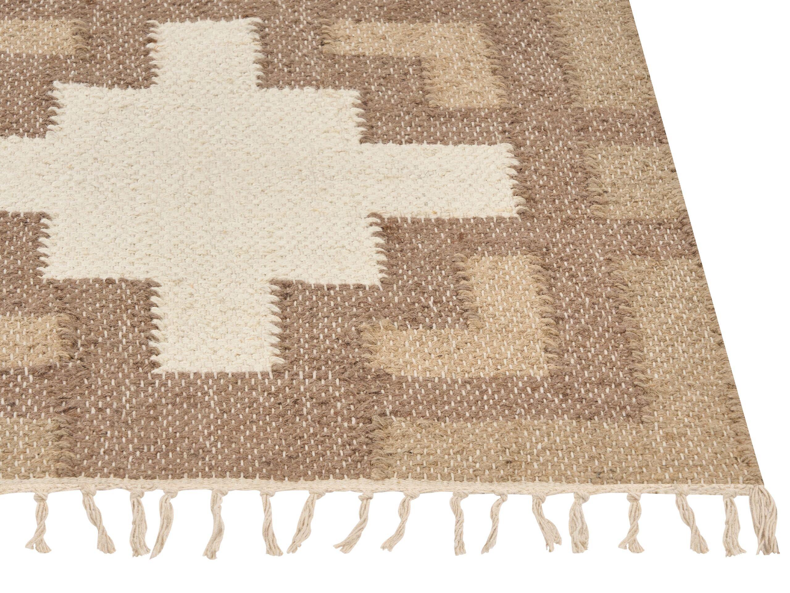 Beliani Tapis en Jute Boho KONURTAY  