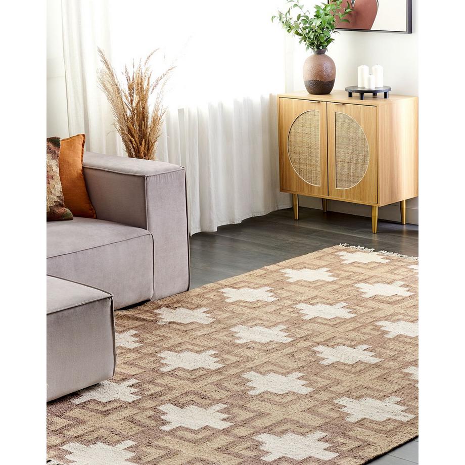 Beliani Tappeto en Iuta  KONURTAY  