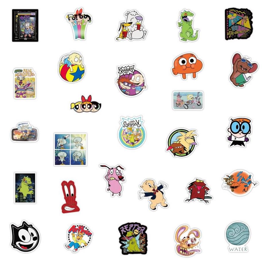 Gameloot  Aufkleber 90er - 50 Stk 