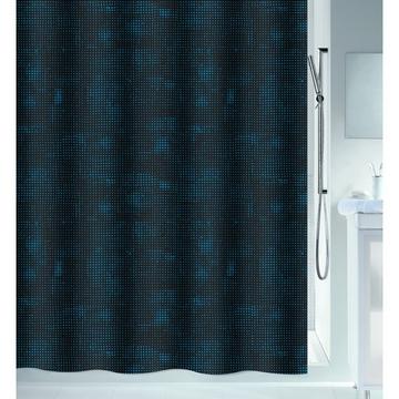 Spirella Rideau de douche Polyester GEORGES 180x200cm Pétrol